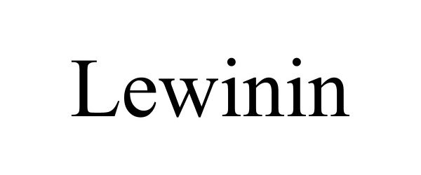  LEWININ