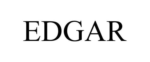 Trademark Logo EDGAR