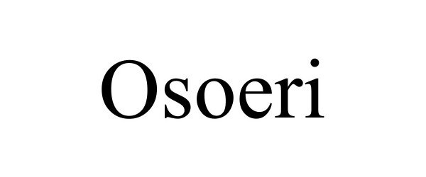 Trademark Logo OSOERI