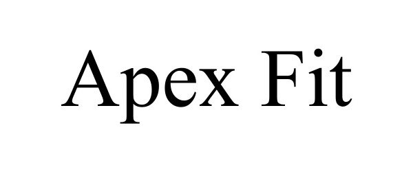 Trademark Logo APEX FIT