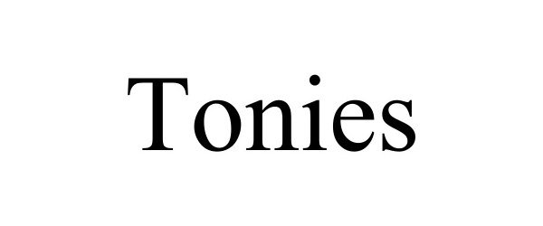Trademark Logo TONIES