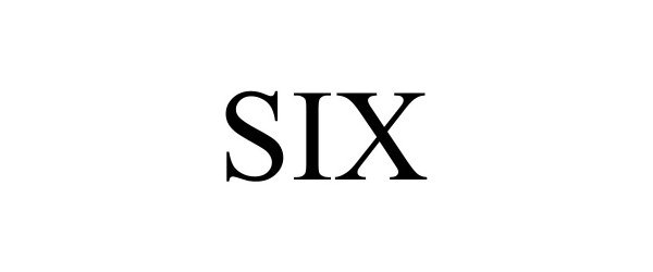 Trademark Logo SIX