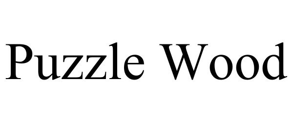 Trademark Logo PUZZLE WOOD