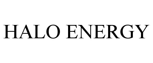 Trademark Logo HALO ENERGY