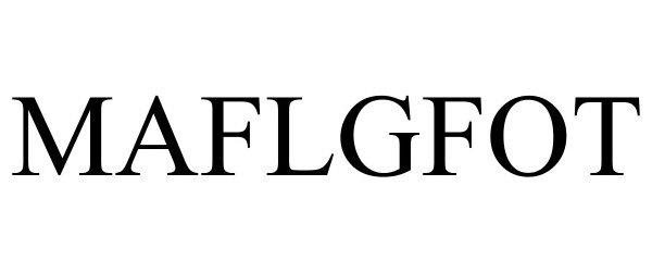 Trademark Logo MAFLGFOT