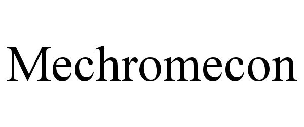 Trademark Logo MECHROMECON