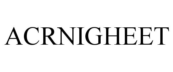 Trademark Logo ACRNIGHEET