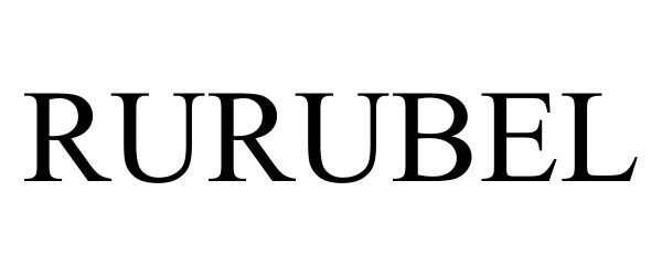 Trademark Logo RURUBEL