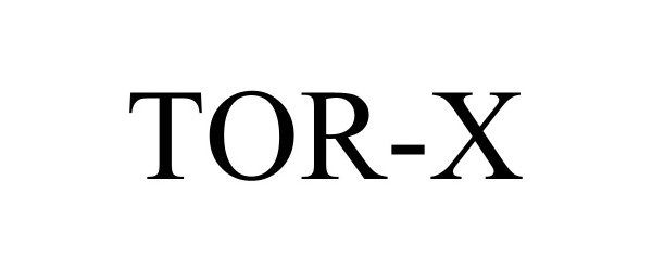Trademark Logo TOR-X