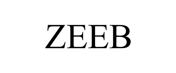 Trademark Logo ZEEB