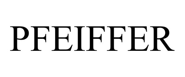 Trademark Logo PFEIFFER