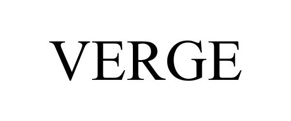 Trademark Logo THE VERGE