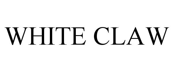 Trademark Logo WHITE CLAW