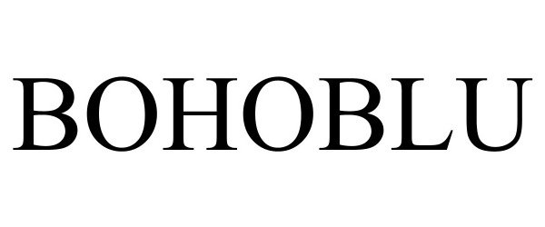 Trademark Logo BOHOBLU