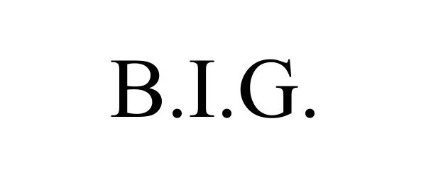 Trademark Logo B.I.G.