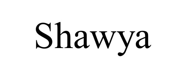 Trademark Logo SHAWYA