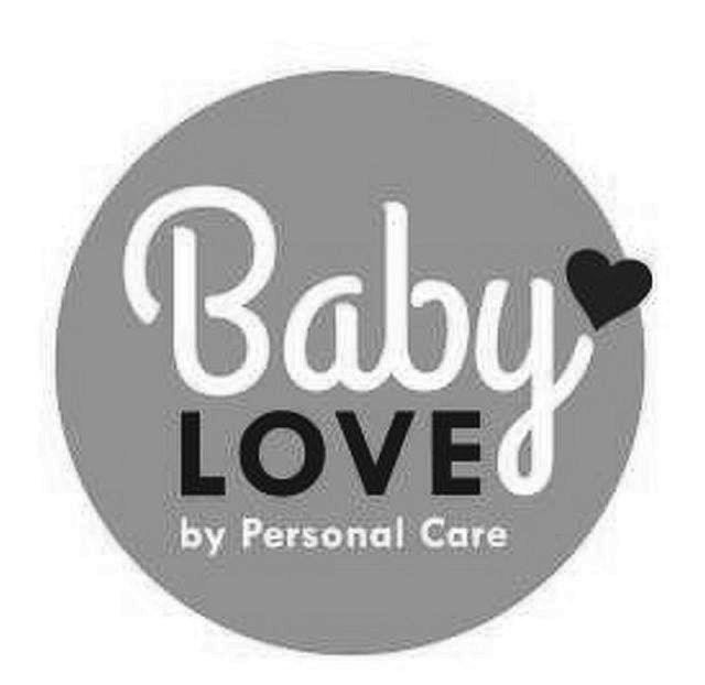 Trademark Logo BABY LOVE BY PERSONAL CARE