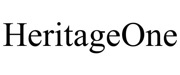 Trademark Logo HERITAGEONE