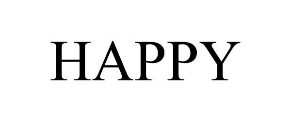 Trademark Logo HAPPY