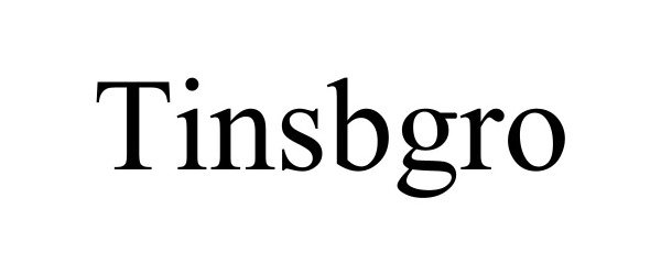 Trademark Logo TINSBGRO