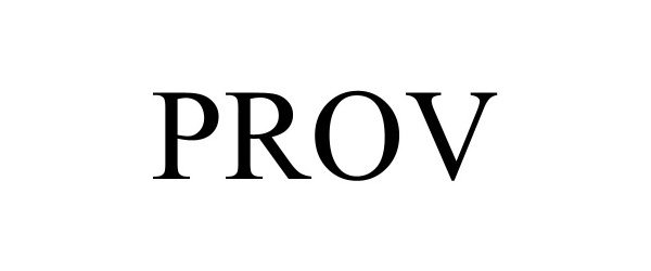Trademark Logo PROV