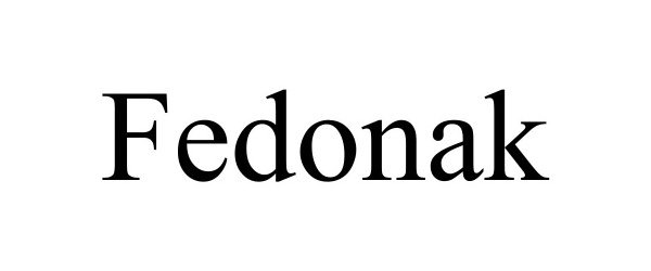  FEDONAK