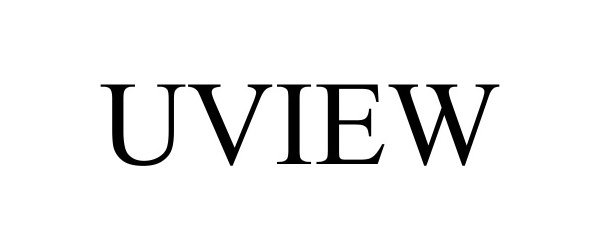 Trademark Logo UVIEW