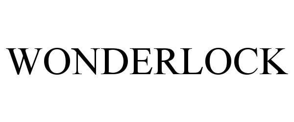 Trademark Logo WONDERLOCK