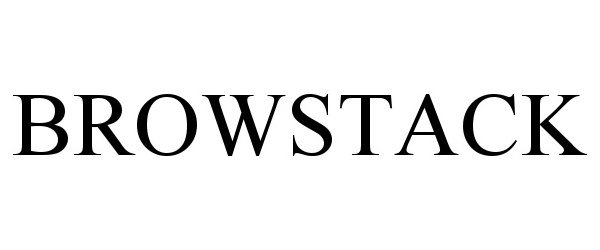 Trademark Logo BROWSTACK