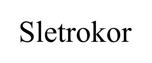 Trademark Logo SLETROKOR