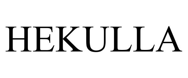 Trademark Logo HEKULLA