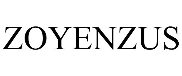 Trademark Logo ZOYENZUS