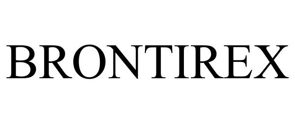 Trademark Logo BRONTIREX