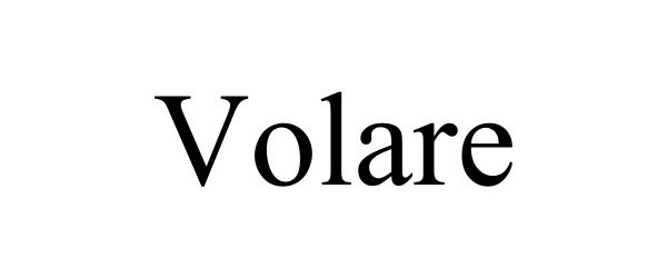 Trademark Logo VOLARE