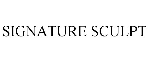 Trademark Logo SIGNATURE SCULPT
