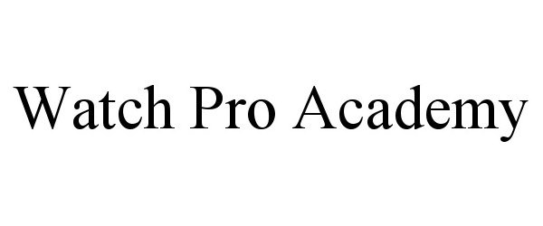  WATCH PRO ACADEMY