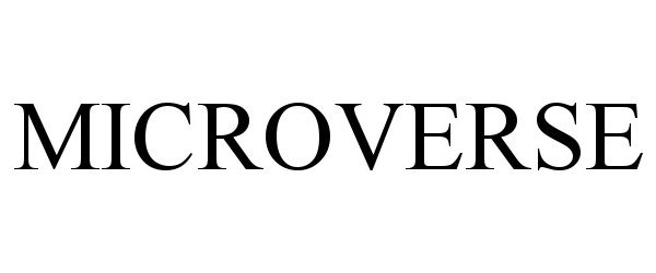 Trademark Logo MICROVERSE