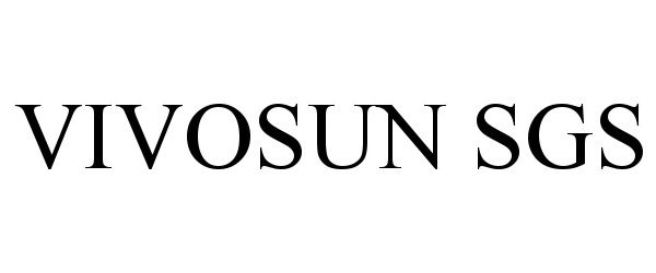 Trademark Logo VIVOSUN SGS