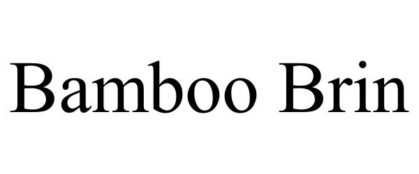  BAMBOO BRIN