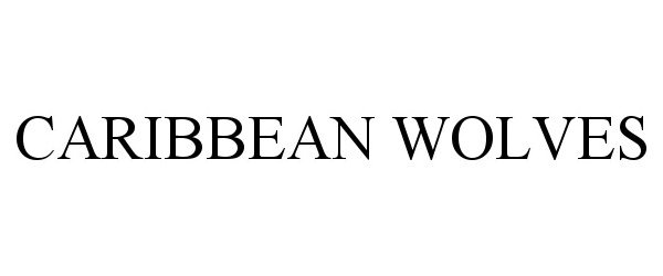 Trademark Logo CARIBBEAN WOLVES