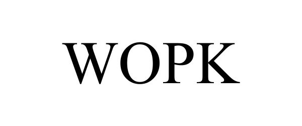 Trademark Logo WOPK