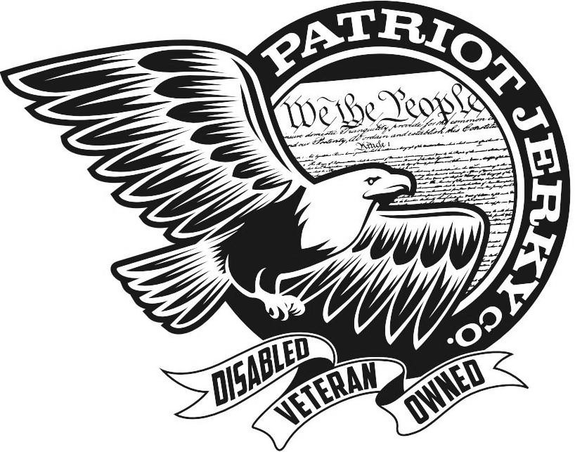 Trademark Logo PATRIOT JERKY CO. WE THE PEOPLE DISABLED VETERAN OWNED