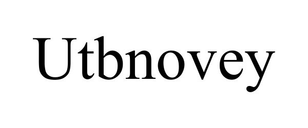 Trademark Logo UTBNOVEY