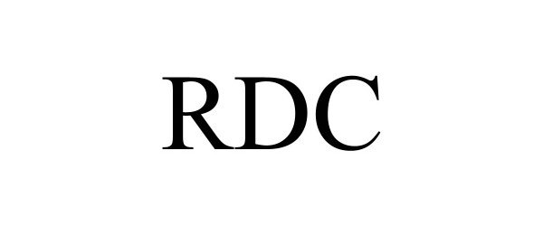 Trademark Logo RDC