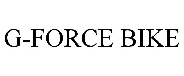 Trademark Logo G-FORCE BIKE