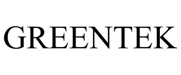 Trademark Logo GREENTEK