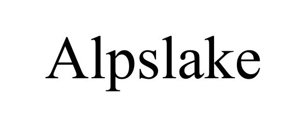 Trademark Logo ALPSLAKE