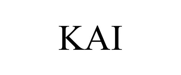 Trademark Logo KAI