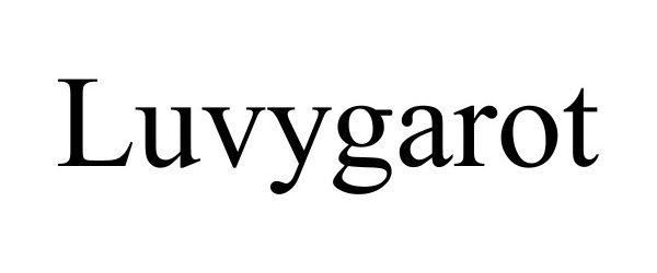 Trademark Logo LUVYGAROT