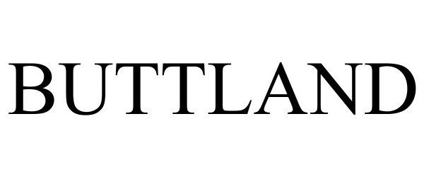 Trademark Logo BUTTLAND